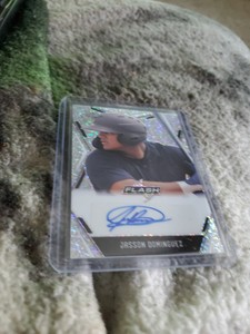 2020 Leaf Flash - Portrait Autographs  #PA-JD1 Jasson Dominguez 