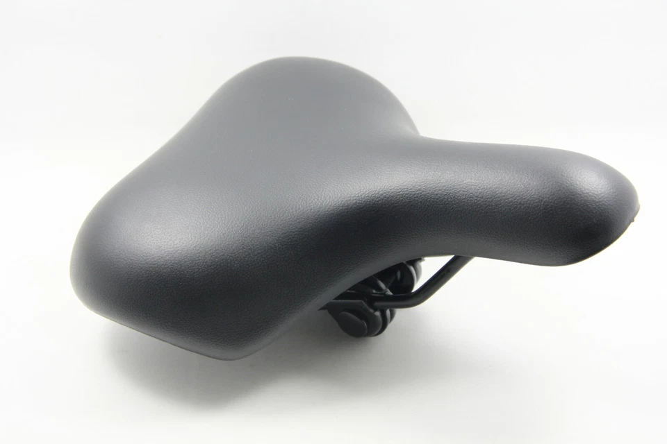 Bicycle Saddle Seat Comfort Wide Black - Image 1 of 4