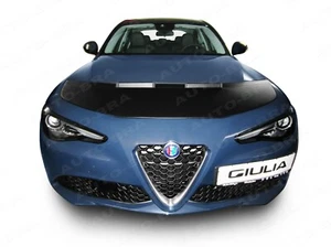 Car Bra compatible with Alfa Romeo Giulia from 2016 stone impact protection hood - Picture 1 of 4