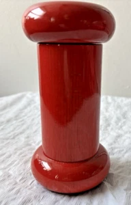 Molinillo de pimienta Alessi Twergi ES19 rojo Ettore Sottsass Design '92 nuevo en caja 5,75" H - Imagen 1 de 8