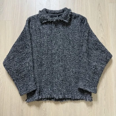 Chaqueta con botones Y’s Yohji Yamamoto oculta a presión de lana mezcla polar para hombre 3 grandes Foto 1 de 4