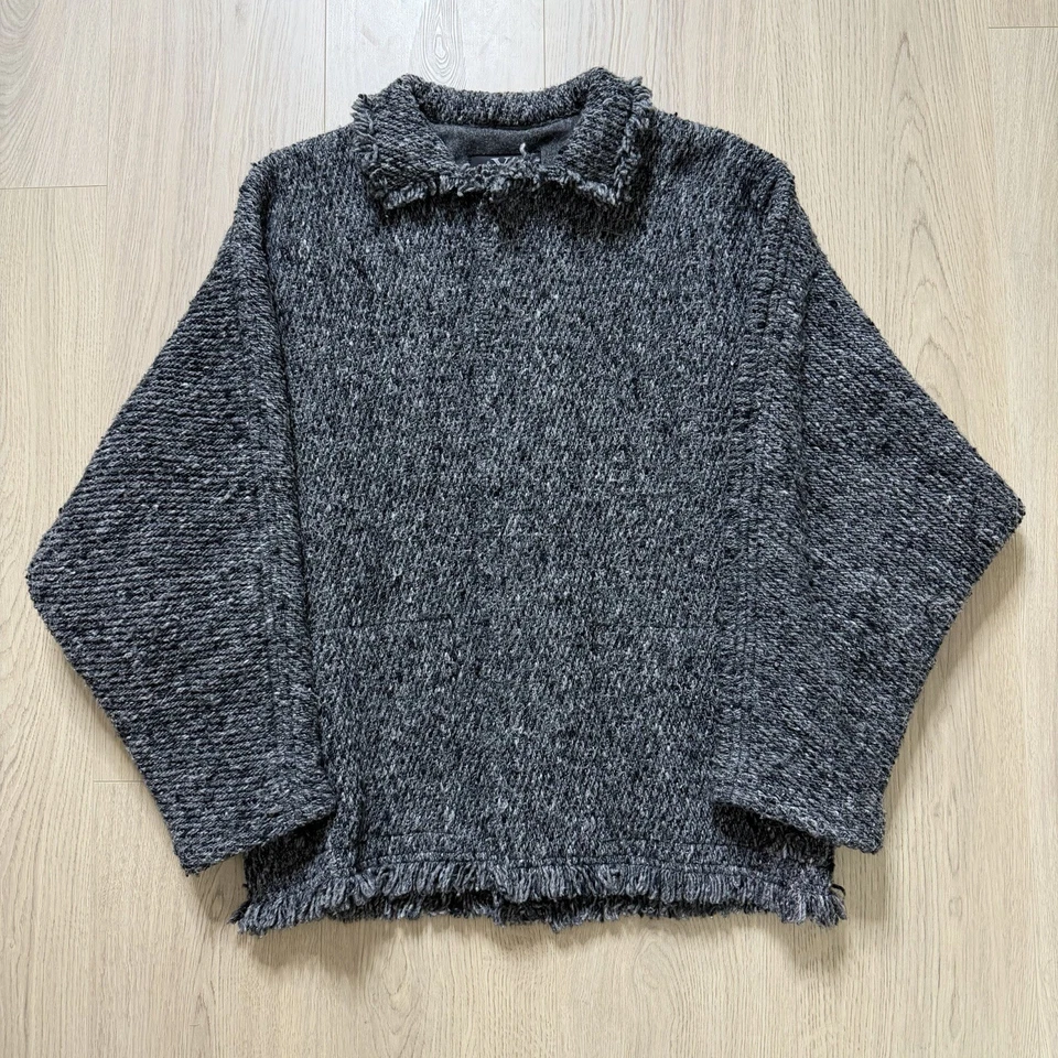 Chaqueta con botones Y’s Yohji Yamamoto oculta a presión de lana mezcla polar para hombre 3 grandes Foto 1 de 4