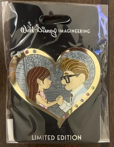 WDI MOG Valentine’s Gem Hearts Pin Disney Ellie Carl Pixar UP DEC TWDC - Picture 1 of 1