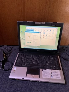 Acer Aspire 14.1" Laptop 5570 Intel Dual Core 1.6Ghz 120GB DVD Writer WinXP 1GB - Picture 1 of 17