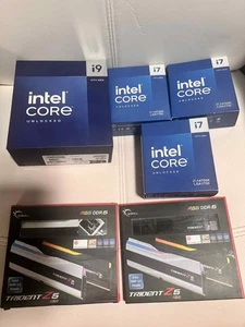 *Bulk pc part all new* 1 x Intel i9 14900k, 3 x 14700k, 2 x Tridenzt 32x2 DDR5 - Photo 1/6