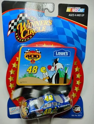 2002 WINNERS CIRCLE 1:64 DieCast JIMMIE JOHNSON #48 "Looney Tunes 400 Rematch" - Image 1 of 3