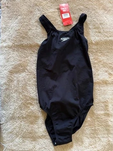 Speedo women’s black Endurance+ Medalist one-piece swimsuit - Picture 1 of 6