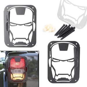 Cubierta de luz trasera Iron Man láminas protectoras protección para JEEP WRANGLER JK 2007-2016 - Imagen 1 de 8