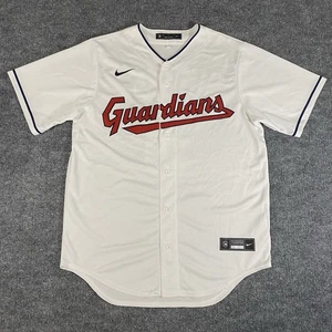 Nike Cleveland Guardians Andrés Giménez MLB Authentic Stitched Weiß Trikot Neu ohne Etikett - Bild 1 von 14