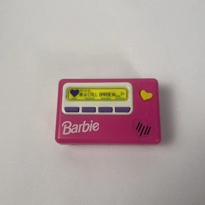 Vintage 1996 Barbie Super Talking Pager Mattel BE-110 Battery Op CALL BARBIE - Image 1 of 4