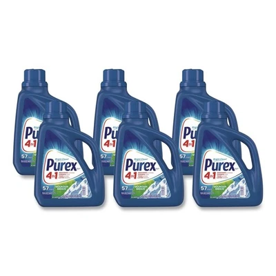 Purex 06094CT 75 oz. Detergente líquido para ropa - Mountain Breeze (6/cartón) nuevo Foto 1 de 4