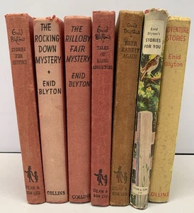 Enid Blyton Vintage 1960/70s Book Bundle x7 Job Lot Dean and Son Ltd Collins - Picture 1 of 23