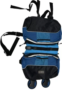 Outward Hound Pet Dog Puppy Saddle Backpack Harness Blue Black Dog Supplies - Picture 1 of 9