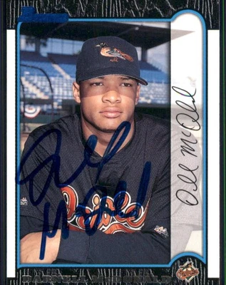 1999 Bowman #76 Darnell McDonald - On Card Autograph - Image 1 of 2