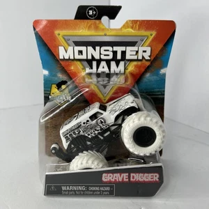 Monster Jam Grave Digger Spin Master Series 20 White Diecast Truck NEW - Picture 1 of 5