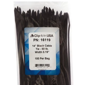 Black Cable Tie - Foto 1 di 3