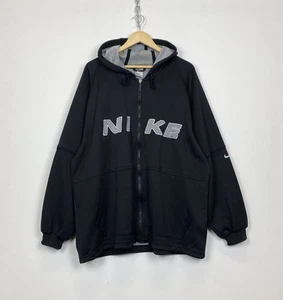 Traje de chándal retro vintage Nike para hombre talla 2XL Top deletreado bordado negro Top - Imagen 1 de 24