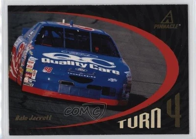 1997 Pinnacle Turn 4 Dale Jarrett #89 HOF - Image 1 of 2
