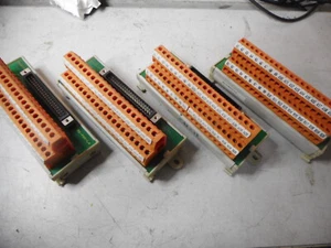 WEIDMULLER Non-Fused Terminal Block -- 40 Way Header -- Qty of 4 -- RS-F40-L4 - Picture 1 of 5