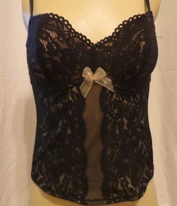 b.tempt'd by WACOAL LARGE LG schwarz Spitze Ciao Bella Bustier BH Korsett $ 65,00 - Bild 1 von 3