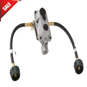 2-Stage Auto Changeover Propane Gas RV Regulator Kit with Two 12 In. Pigtails - Picture 1 of 12