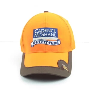 Cadence McShane Outfitters Hat Cap Hook And Loop Orange Adjustable - Picture 1 of 7