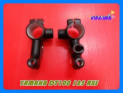 Fit Yamaha DT100 DT125 DT175 DT250 DT360 DT400 Black Lever Holder Bracket  L/R Foto 1 de 4