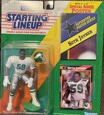 1992 SETH JOYNER Starting Lineup Eagles Collectible Figure W/Poster & Card