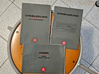 Libretto Uso e Manutenzione CITROEN BERLINGO + guida Radio e Garanzie  anno 1999 - Immagine 1 di 4