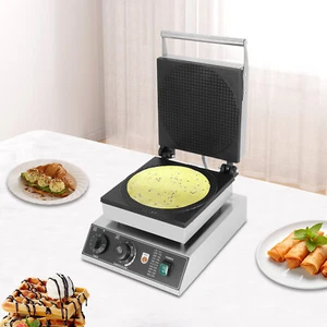 Macchina da forno elettrica commerciale 110V 1750W olandese Stroopwafels antiaderente - Foto 1 di 8