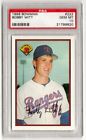 PSA 10 Bobby Witt Sr. 1989 Bowman #222, Pop 3, Texas Rangers, Athletics, A's