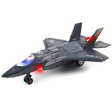 1/72 Fighter Aircraft F35 Jet Lights and Sounds Alloy Model with Display Stand