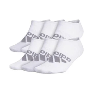 Adidas Athletic Superlite No Show Socks (6 Pairs) - One Size - White - Picture 1 of 3