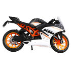 White KTM RC 390 Racing Kids Diecast Dirt Bike Motocross Motorcycles Toy 1:18 3+