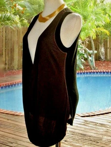 Bottega Veneta 2-Tone Draping Neckline Top Blouse ITALY IT46 M 8-10 - Bild 1 von 8