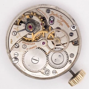 Reloj Pulsera Vintage Jules Jurgensen Calibre P M5 17 Joyas Estilo Militar Movimiento - Imagen 1 de 5