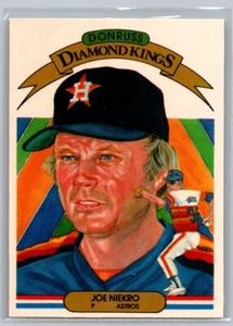 1982 Donruss Diamond Kings Joe Niekro #10 - Picture 1 of 2