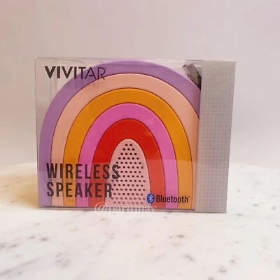 Target Bullseye VIVITAR Rainbow Shaped Wireless Bluetooth Speaker (NIB) - Image 1 of 2