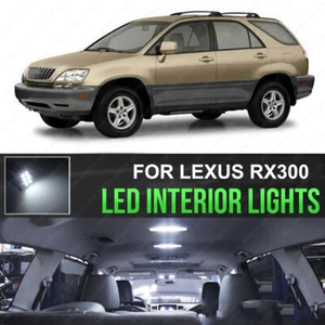 10-pcs Luxury Pure White Interior LED Lights Package Kit For 99-03 Lexus RX300 - Picture 1 of 11