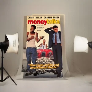 Money Talks VHS 1998 Chris Tucker Charlie Sheen Heather Locklear Paul Sorvino - Picture 1 of 2