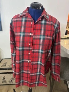 Polo Ralph Lauren Men's L Classic Fit 100% Cotton Shirt Plaid Size L - Picture 1 of 4