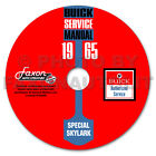 1965 Buick Shop Manual and Body Service on CD 65 Skylark Special and Gran Sport