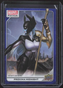 Proxima Midnight #151 [Blue Rainbow] 2023 Upper Deck Marvel Platinum - Picture 1 of 2