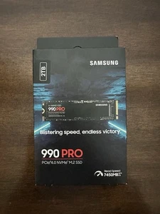 Samsung 990 PRO 2TB NVMe PCIe 4.0 M.2 2280 (MZ-V9P2T0B/AM) Internal SSD - Photo 1/1
