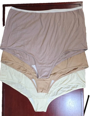 Breezies Original Cotton Briefs 3 pack Size 14  - A632206 - Image 1 of 4