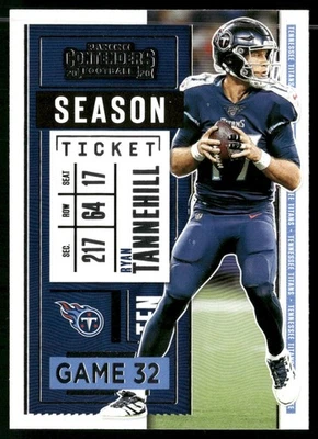 Ryan Tannehill 2020 Panini Contenders #9 Tennessee Titans - Image 1 of 2