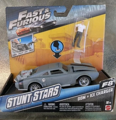 💨✅ Fast and Furious Stunt Stars Dom Ice Charger Mattel F8 New In Box Rare - NIP - Image 1 of 4