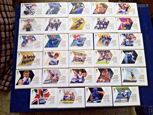 GB 2012 SG3342-70 GOLD MEDAL WINNERS AT LONDON OLYMPIC GAMES - FULL SET - MNH - Picture 1 of 1