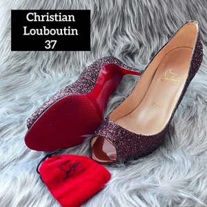 Zapatos de tacón Christian Louboutin EU37 US6.5-7.0 rosa brillante NOBOX - Imagen 1 de 15