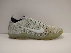 Nike Kobe 11 Elite 4KB Pale Horse Grey Black White Men 824463-443 Size 10 - Picture 1 of 8